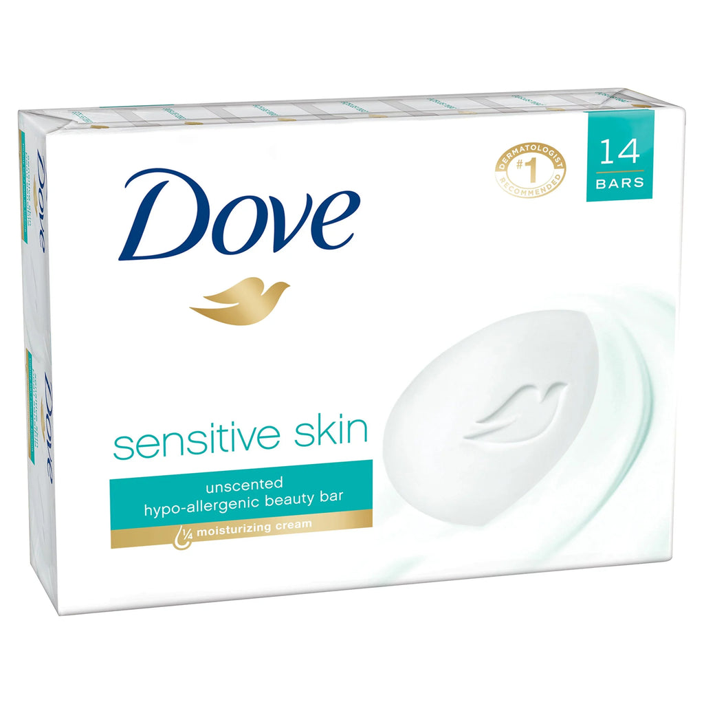 Beauty Dove 14 Bar, Bar Sensitive Skin Oz, 4