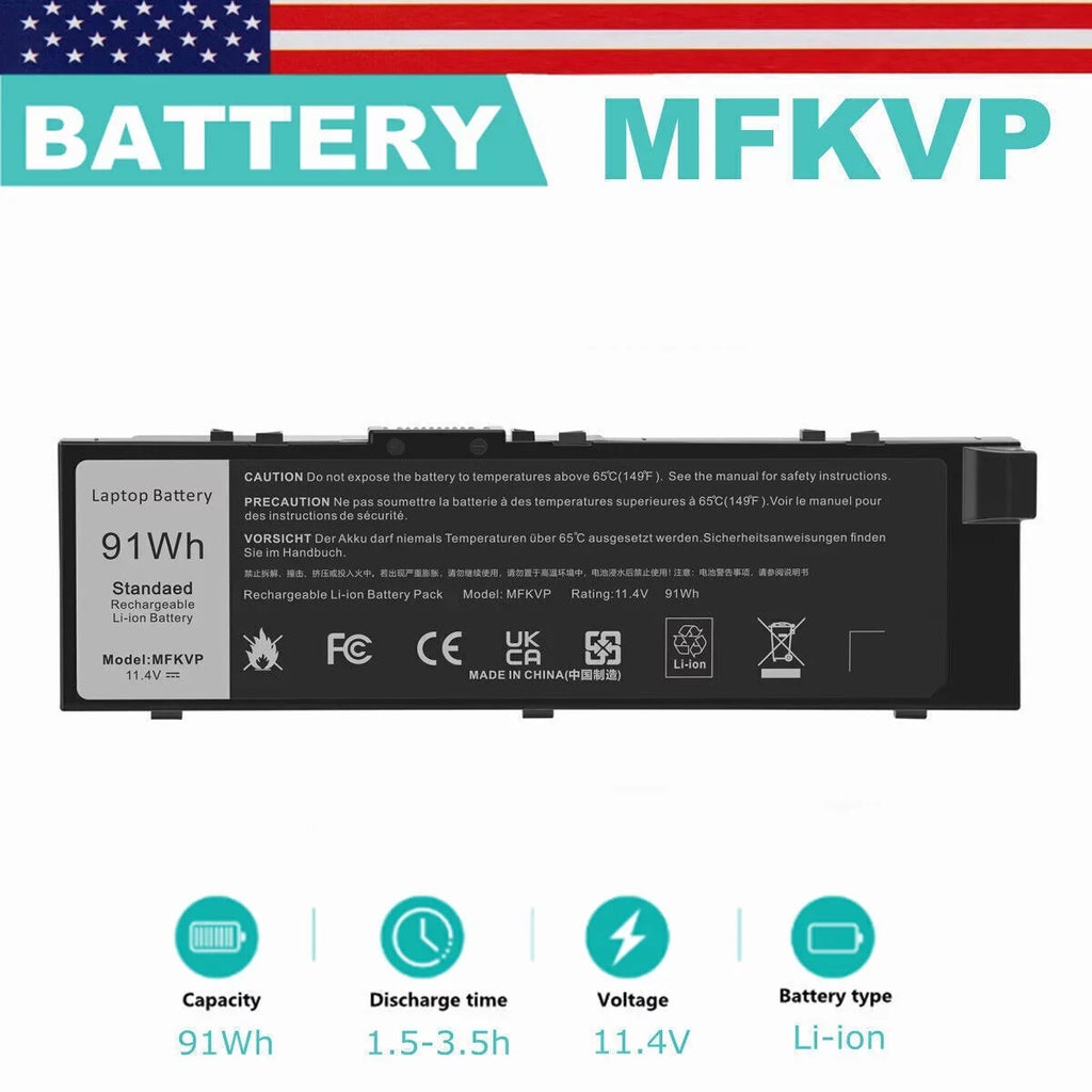 M28DH Battery 7720 7520 T05W1 Precision 7510 M7710 Dell 0FNY7 For M7510 M28DH,T05W1