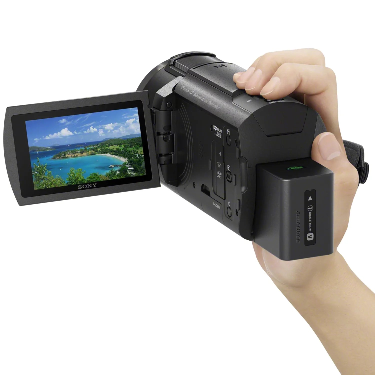 4K Exmor CMOS Digital AX43A Video with Handycam R Sensor Camcorder Sony