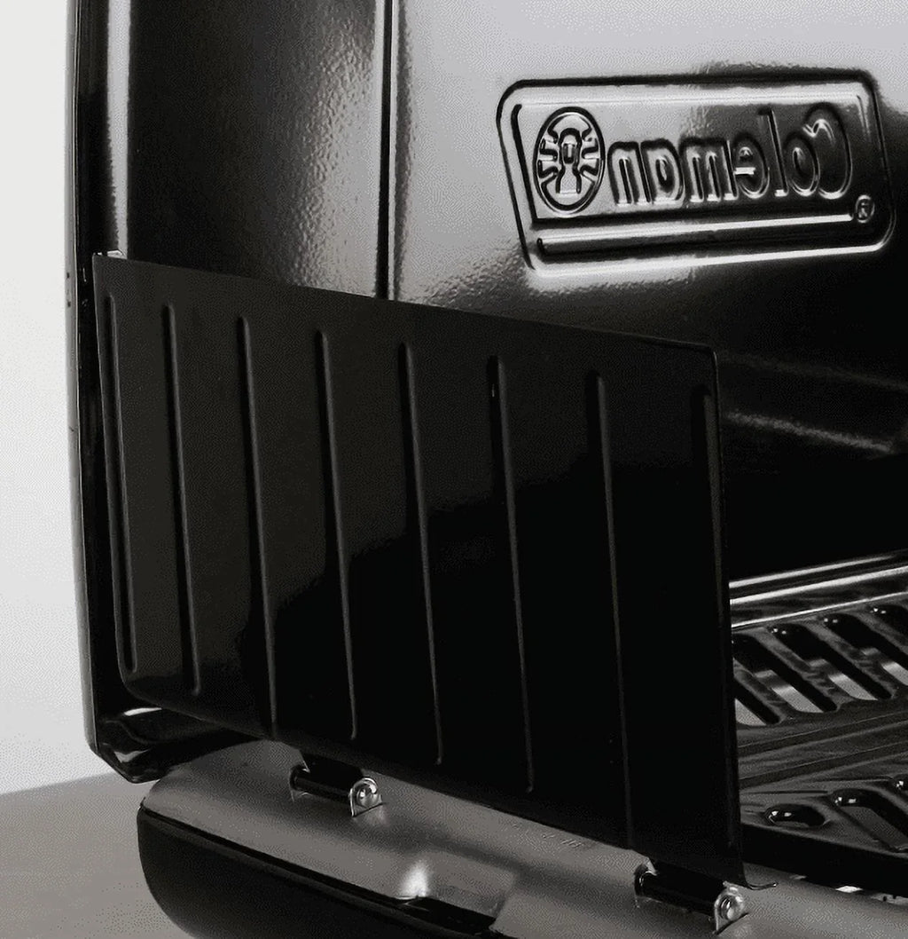 Camping Propane Camp Grill, Coleman Grill 9924-SERIES Portable Box Open