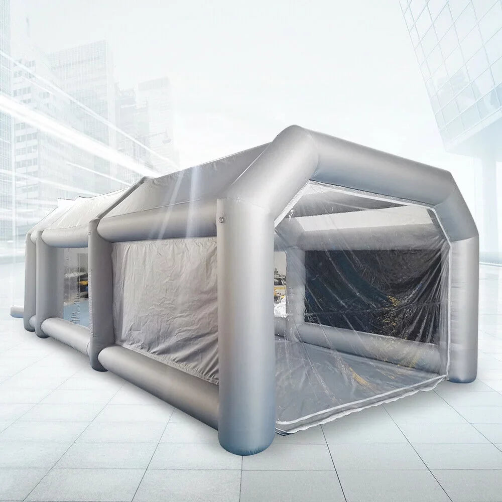 Tent Large 6x3x2.5m Air Car Paint Booth with Portable OUKANING Paint Filter Inflatable Car