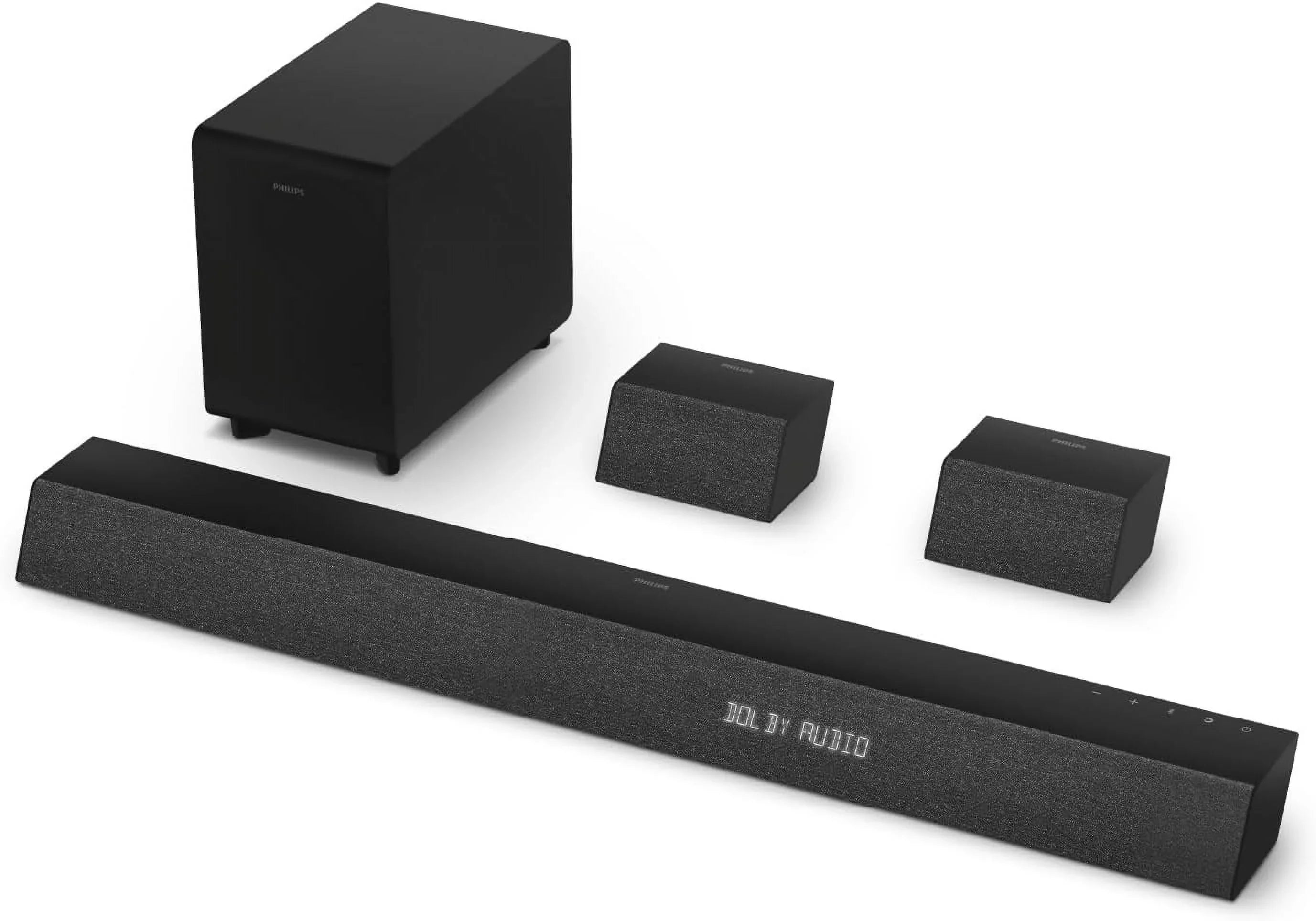 Speakers Wireless Wired Surround Subwoofer w B7568 5.1 Channel & Soundbar