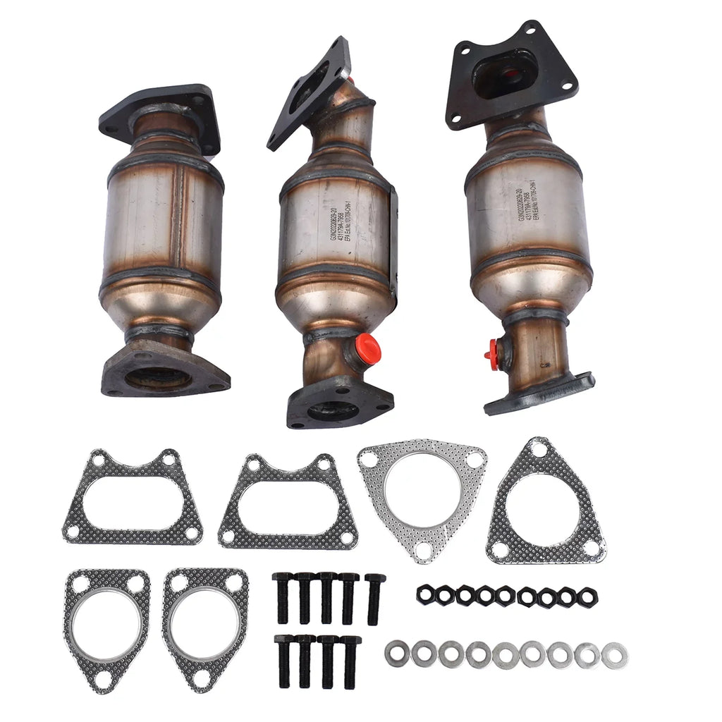 2005-2008 Set Replacement 3.5L Converters Pilot for GELUOXI Catalytic 45106-45107-45108 Honda