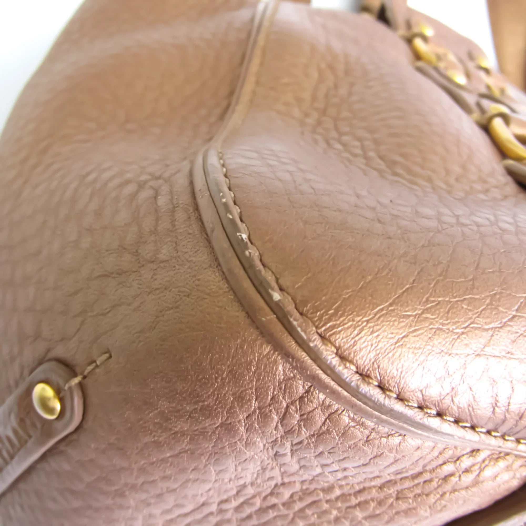 Gold (Good) Women's Leather Haan Handbag Cole Pre-Owned