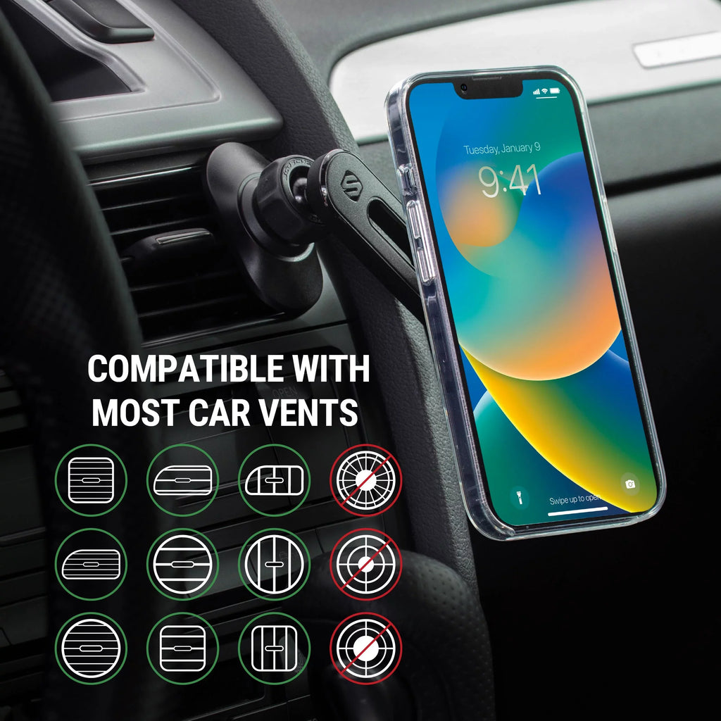 MagicMount Magnetic MS 4in1 w/ iPhone Dash/Windshield/Vent Comp MPMSODVM Scosche 15/14/13 Mount Pro