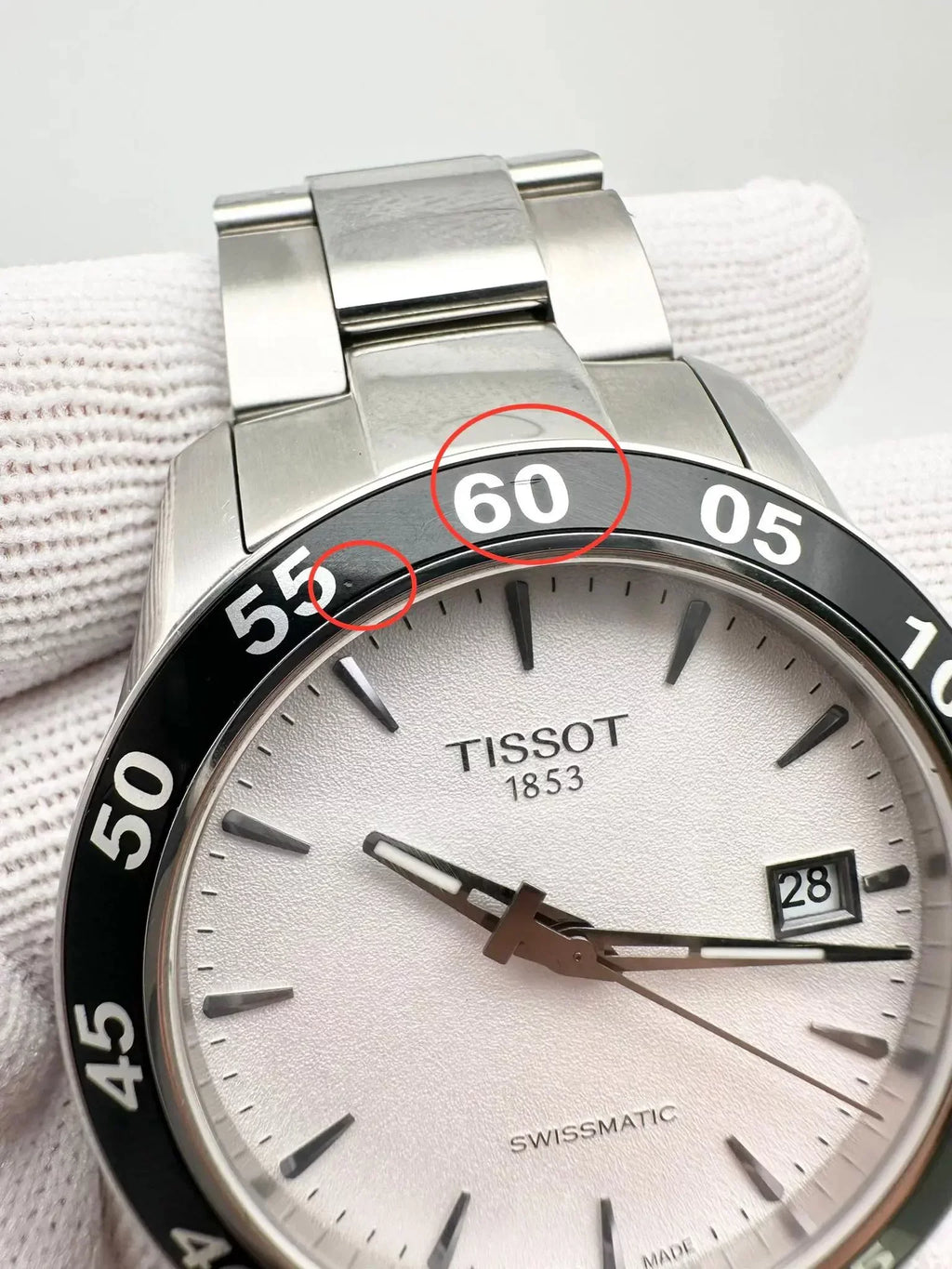 T106.407.11.031.00 Swissmatic Dial Tissot V8 Watch Steel Automatic Men Silver