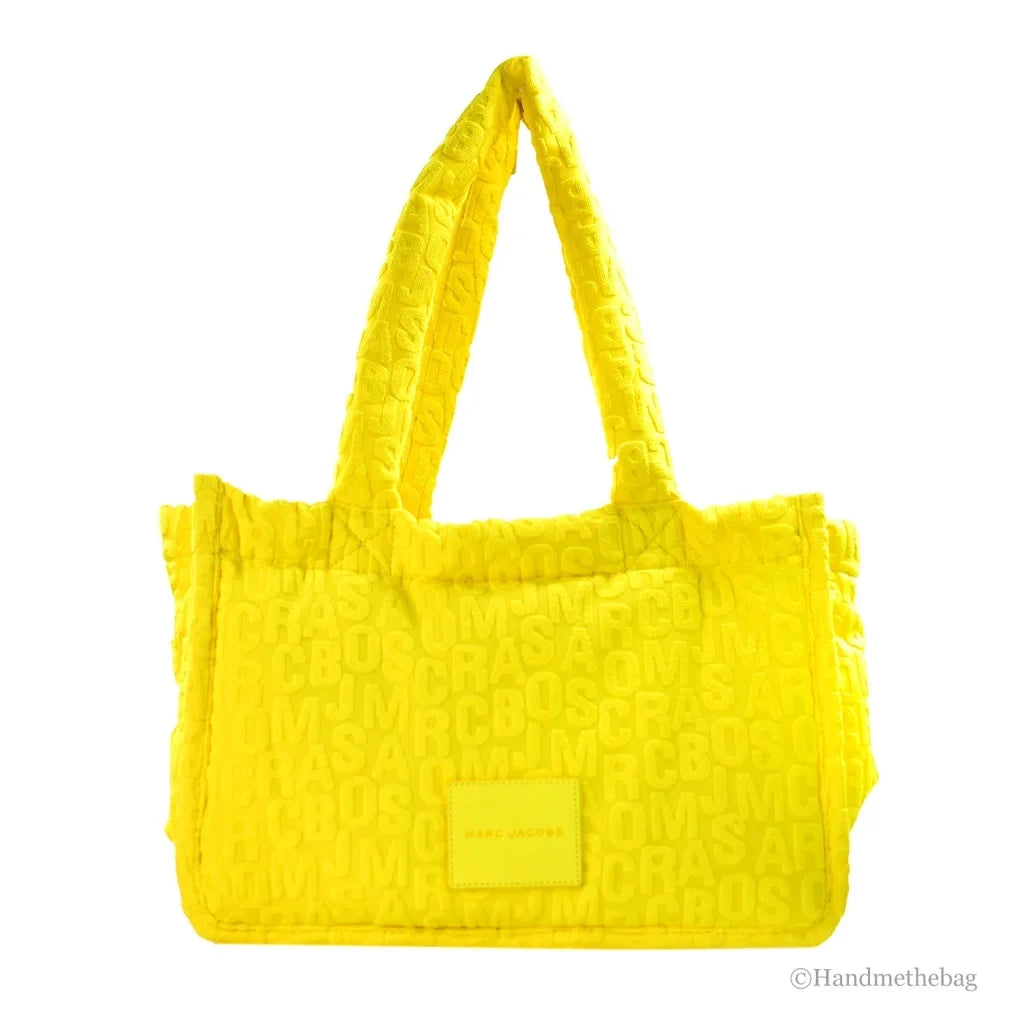 Golden Fabric Bag Kiwi Purse Jacobs Marc The Medium Terry Monogram Tote