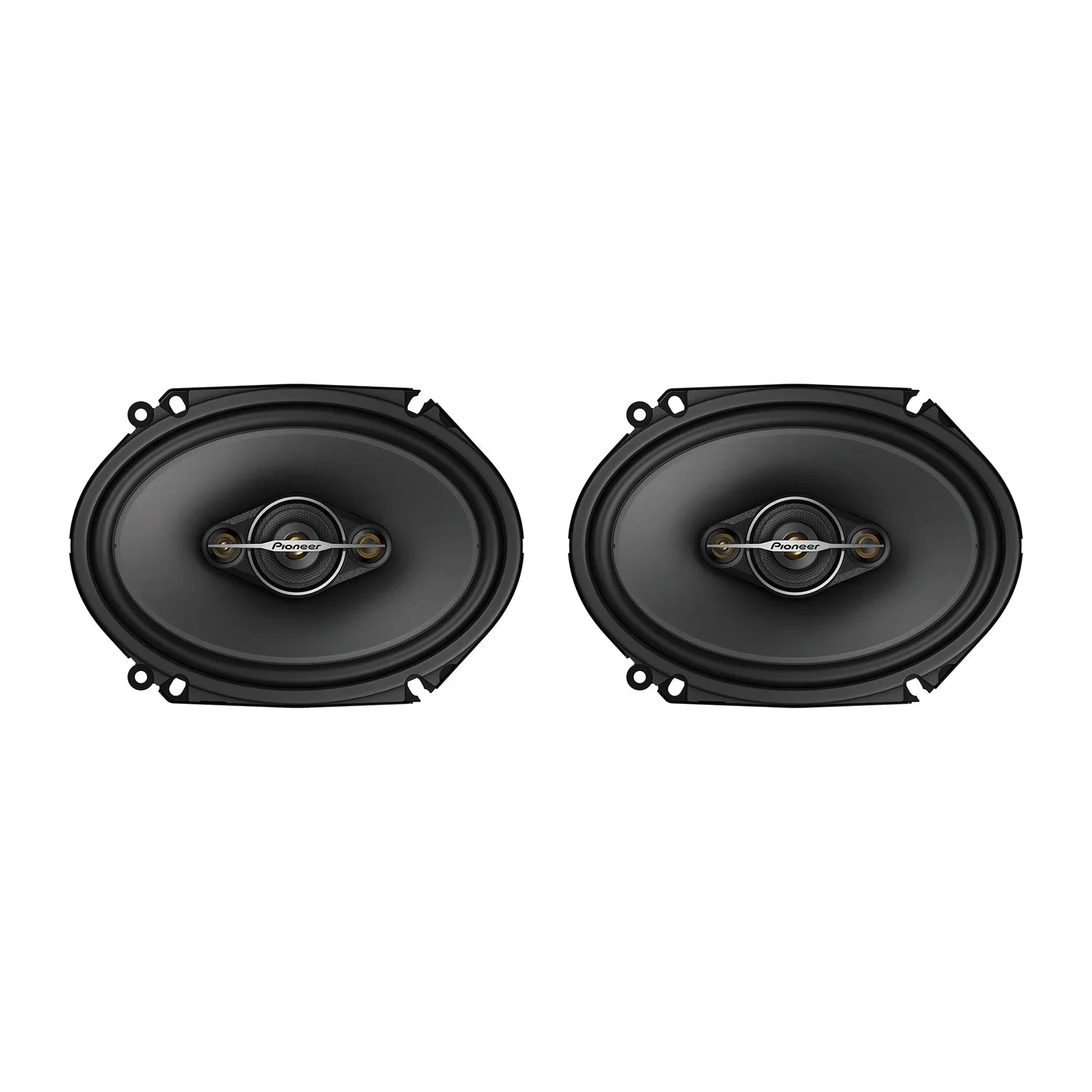 Coaxial and 8-In. Black Full-Range TS-A6881F Speakers 2 Pioneer 4-Way x Pack, Max TS-A6881F 350-Watt Power 6-In. Gold,