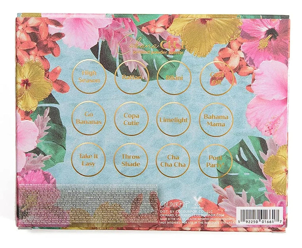 Colourpop Eyeshadow (Cabana Club) Palette
