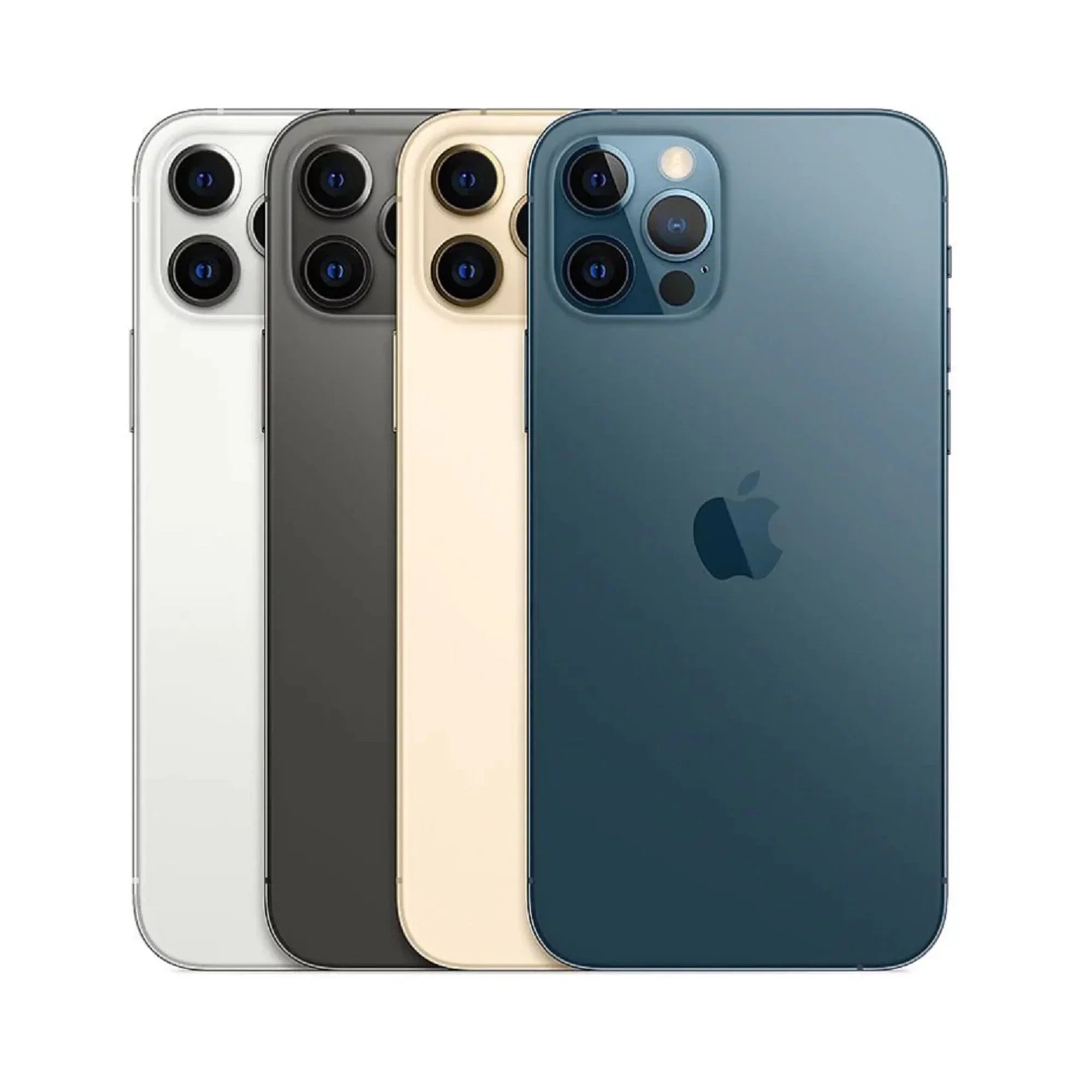 128GB Blue A2342 Box Pro Model) Open Unlocked (US Phone Max Apple 12 Cell - iPhone Factory
