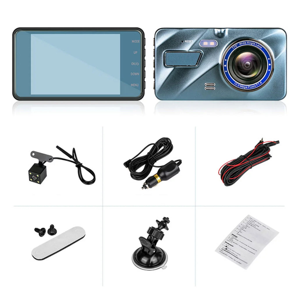 Parking Cam iMounTEK Dash Rear Angle,G-Sensor, and Car Monitor&G-Sensor, Dash 4.5" Camera with 70° Front Super Dual Wide