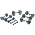 3474 YorkBarbell Iron 55lbs Dumbbell Cast Hex