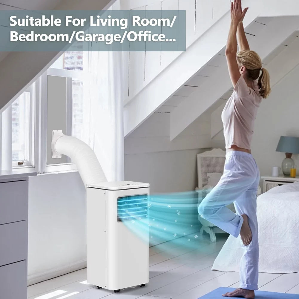 10,000 Fan BTU Remote LifePlus Kit Indoor Unit AC Dehumidifier NPL-06C Room Conditioner W/ Window Freestanding Air Portable Bedroom