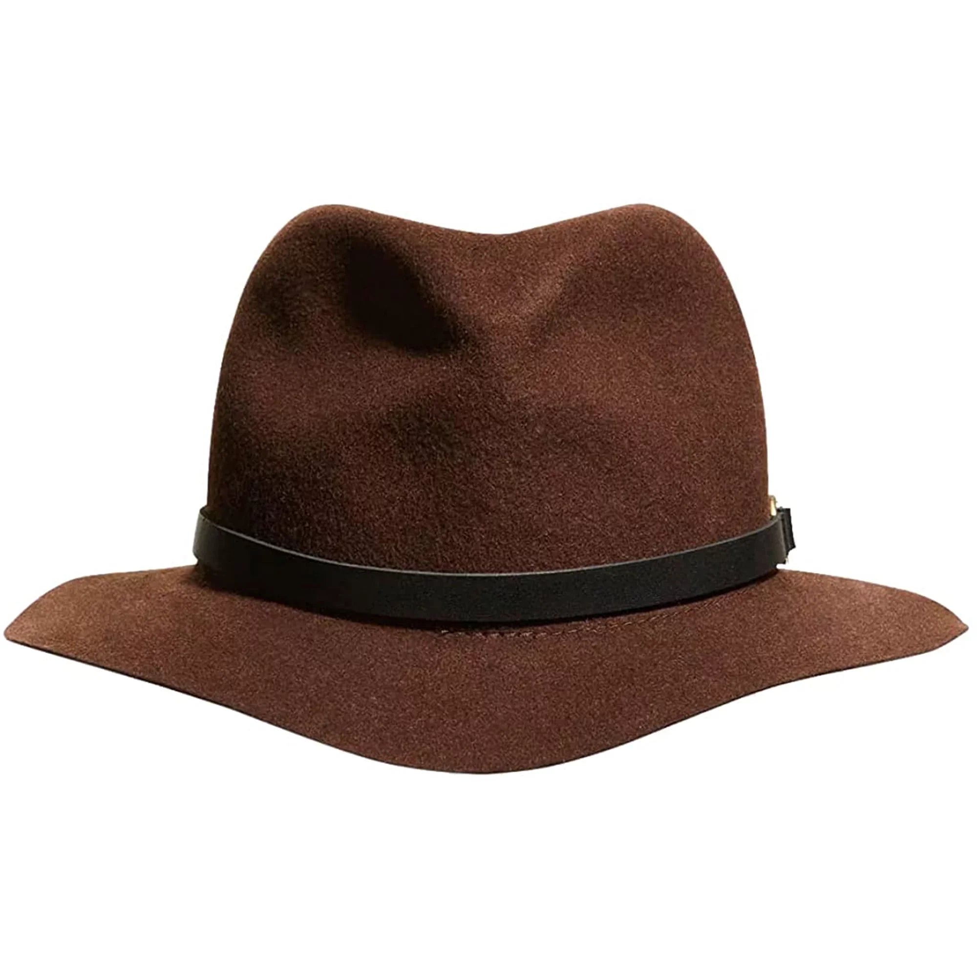 Packable Fedora Brown LG & bone Matter rag Melange Floppy
