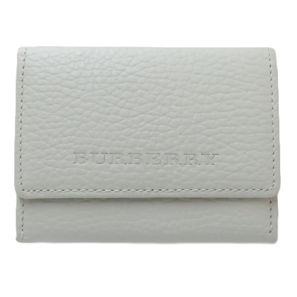 BURBERRY Business Pre-Owned leather card 083535 (Good) holder white case