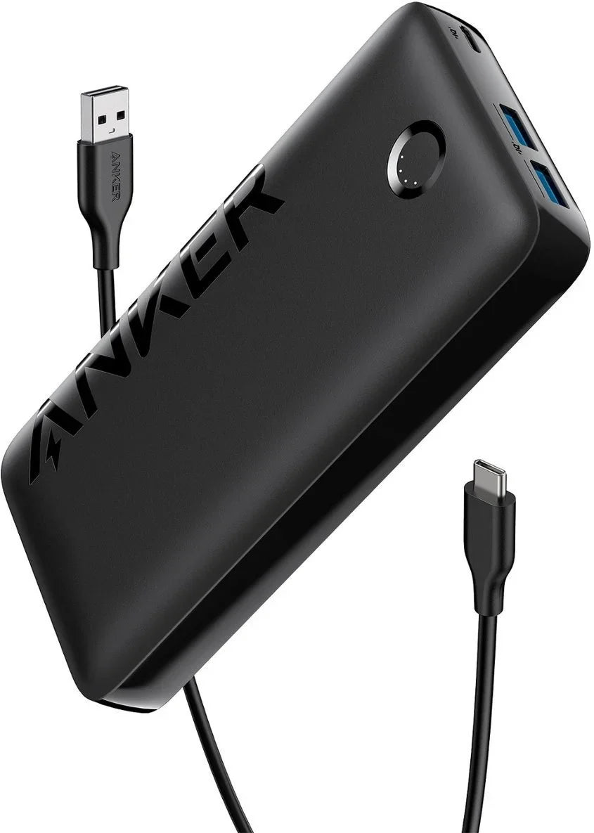 (20000mAh, Power Anker 20W, (Refurbished) Black - 1-Port) Restored - Bank