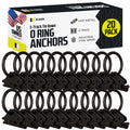 Steel, Truck, ETrack Loads Pickup" Track w/ TieDown System Cargo E Fittings, Down Rails Anchors in Ring O Van, Trailer, "20 Spring Tie E-Track Enclosed/Flatbed to Tie-Down