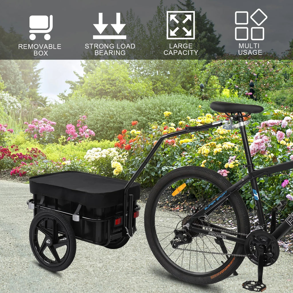 Wagon Trailer Trailer, Coupler Cover Waterproof PEXMOR Bike Cargo & Bicycle W/Universal