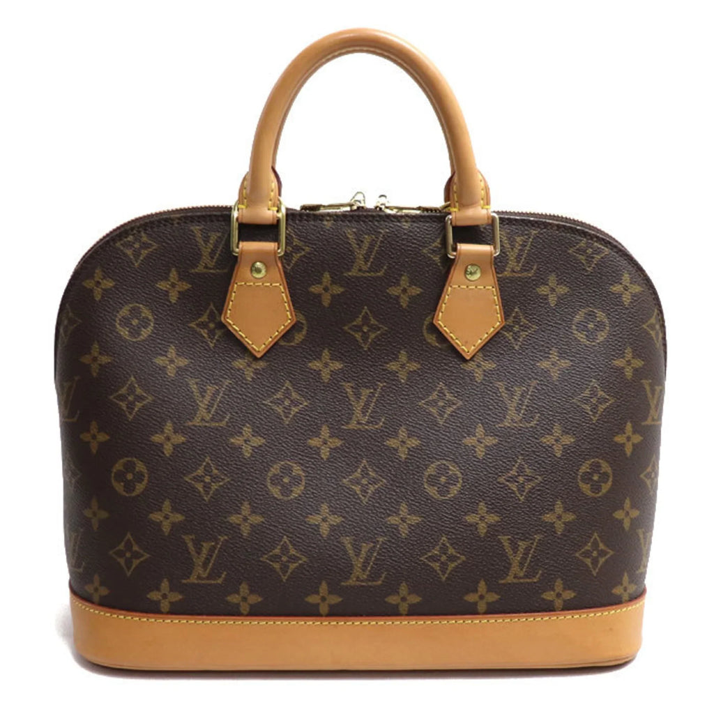 LOUIS Women's Monogram (Good) M51130 Pre-Owned BA0030 Alma Brown VUITTON Handbag