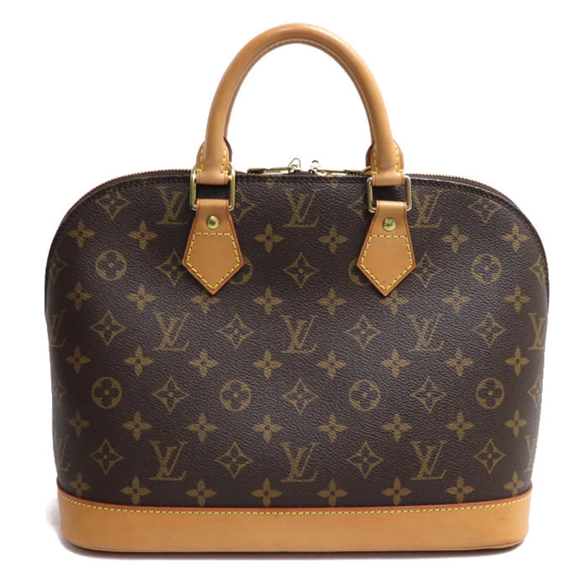 LOUIS Women's Monogram (Good) M51130 Pre-Owned BA0030 Alma Brown VUITTON Handbag