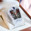 engine heart racing A battery quartz men's transparent avant-garde cool acrylic watch