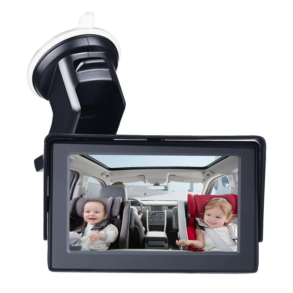 Safety Car Adjustable Crystal Seat Night 5M Cable View 1080P Mirror Baby Mirror Car Clear Long Angle Monitored Camera Car 4.3 Length Inch Mirrors Baby Wide Cameras with Vision