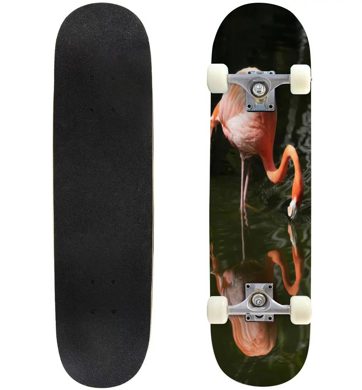 dark in 31"x8" Longboards stock Outdoor water Skateboard wading Cruiser Complete green Pro Board reflected Skate
