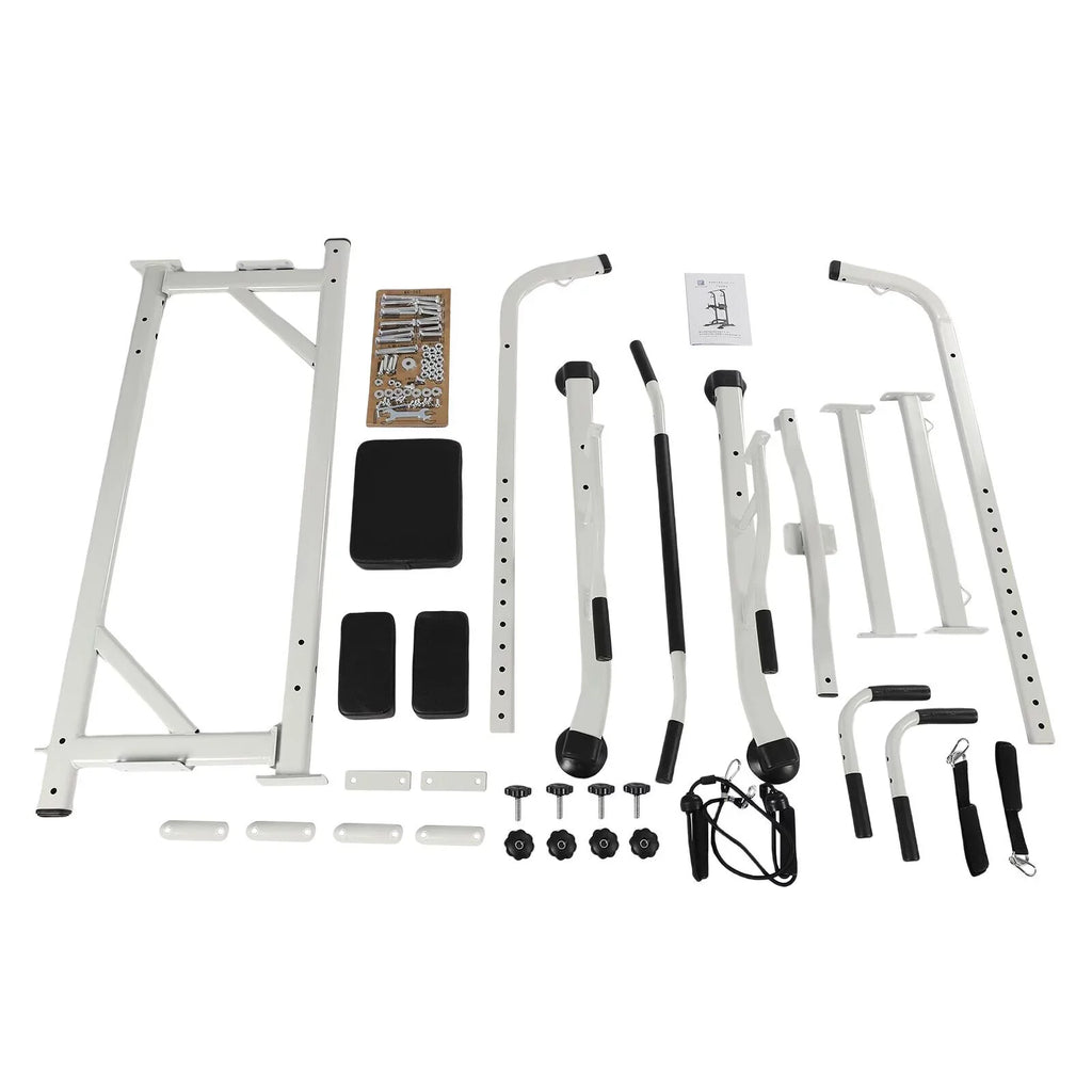 Black Power Pull Gym Chin Home Push Up Tower Adjustable Power Bar Tower Station Gym Home Dip Height