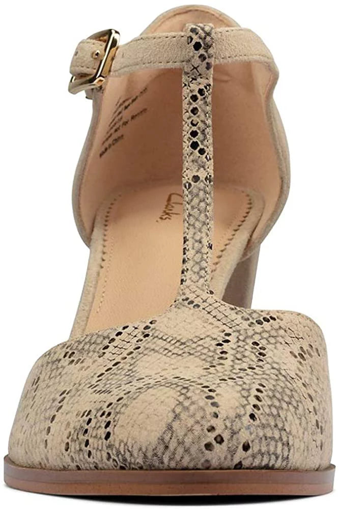 Women Snake Taupe Combi CLARKS 26156390 Women Adult 6.5