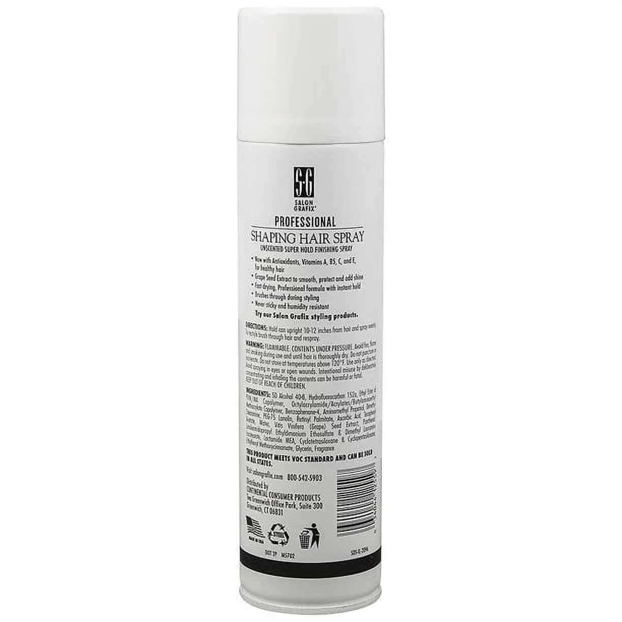 Grafix Salon Super of Hair oz Spray Unscented,10 (Pack Shaping 6) Hold