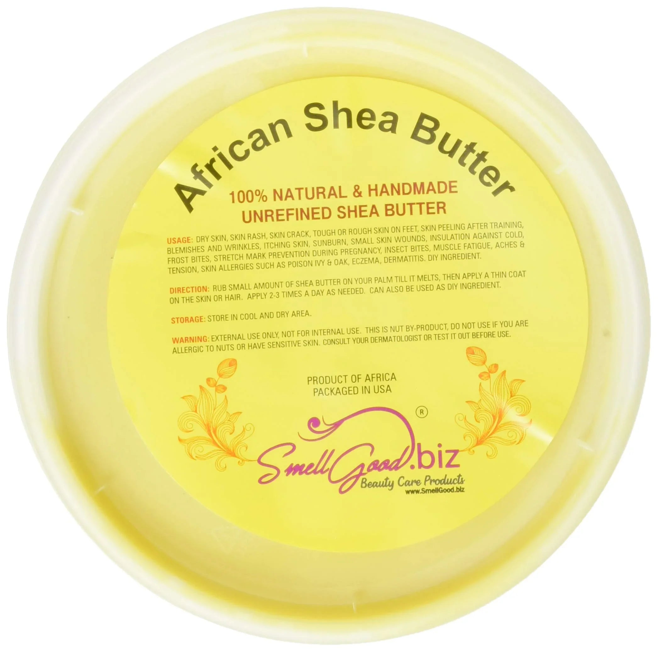 Shea 100% 32Oz Butter Smellgood Natural African