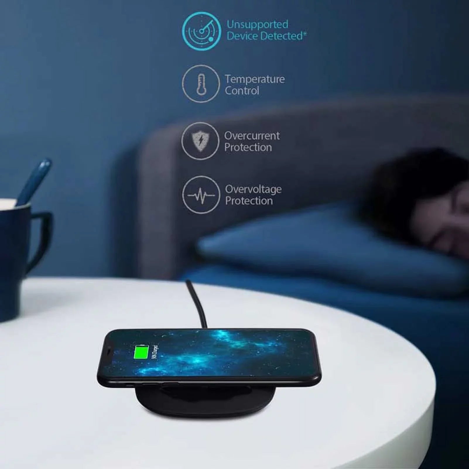 '- S9, S8+ S9+ Edge+ 10W Compact Home Galaxy Charger Adaptive Charging S6 w 18W Edge 2 Slim S8 Nokia for Wireless USB Phone Wall K3K - 1020 Samsung Razer Fast S7 Charger Lumia Pad Fast Ultra AC