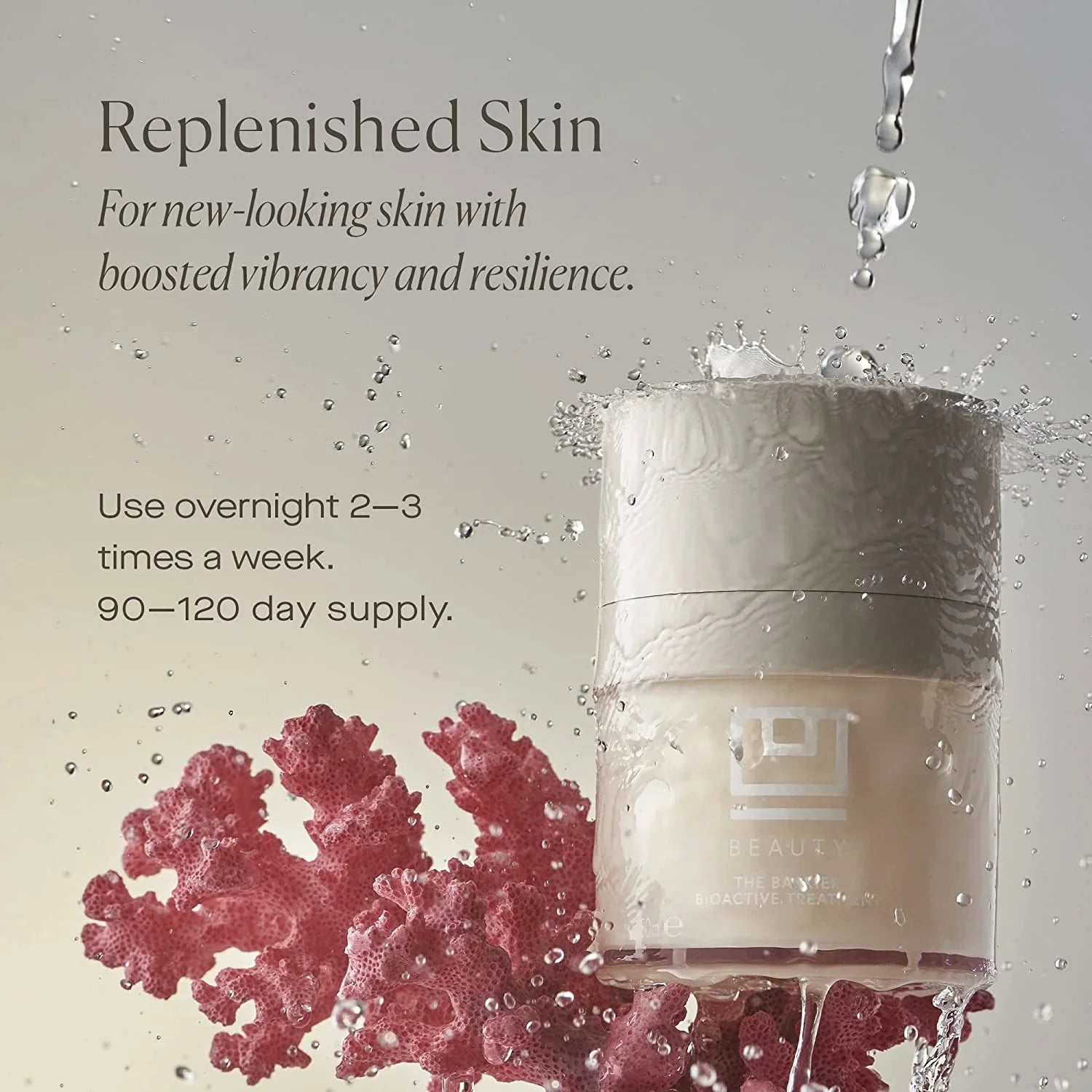 Beauty Night Urea Moisturizer Barrier Face U | Treatment with Bioactive Cream