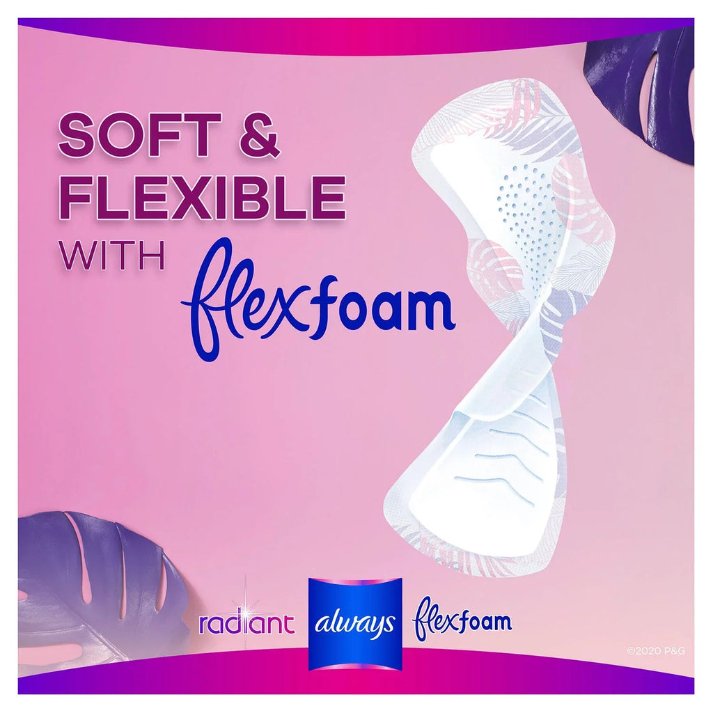 ct.) Size Regular 1, Always Radiant Pads, Scented Absorbency, (76