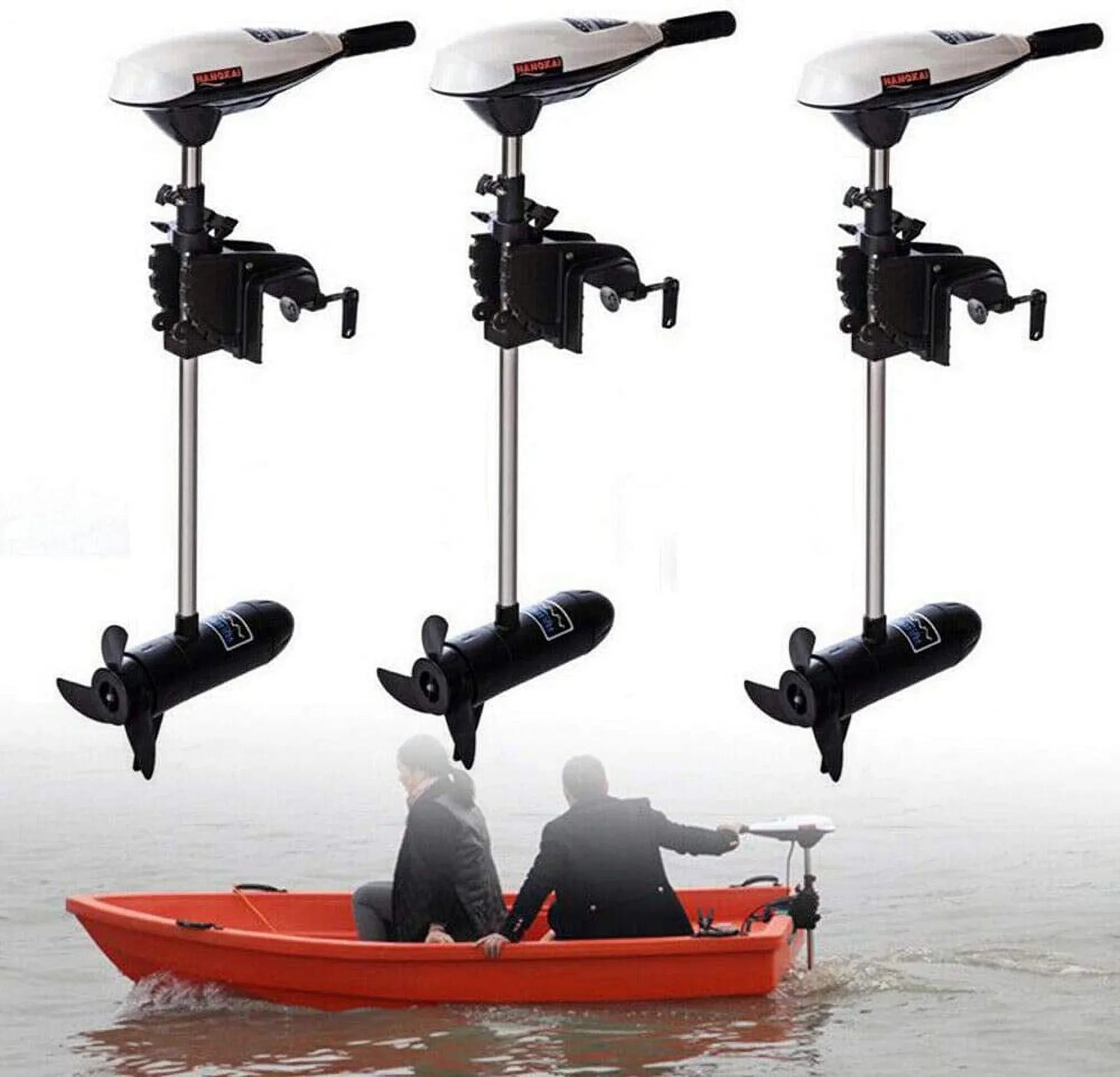 Outboard Inflatable 65lb Fishing 660W Boat Outboard Electric 12V Boat Brush Motor Engine Engine Motor