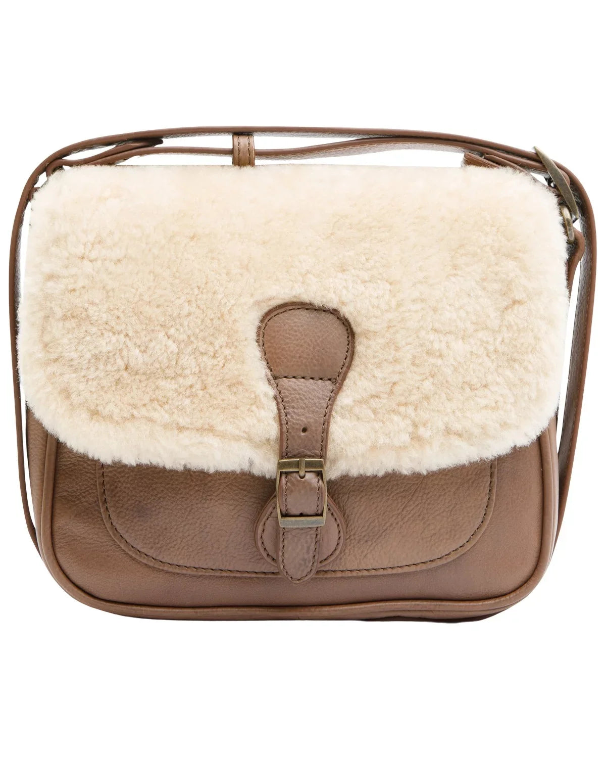 Crossbody Bag + Size Wolf Women's Brown Sherpa One Cleo