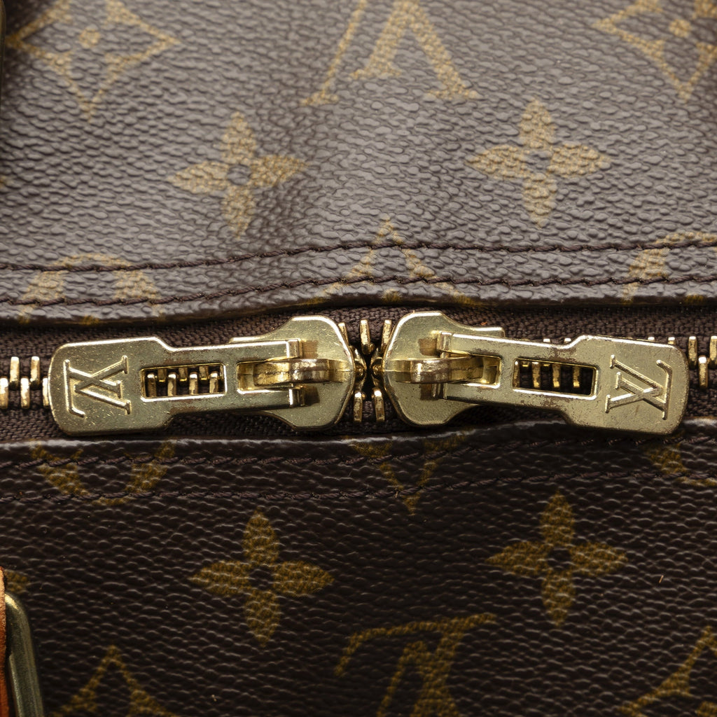 (Fair) Unisex Authenticated Louis Pre-Owned Bag Vuitton Keepall Travel Monogram Canvas Brown 55 WeekenderBag