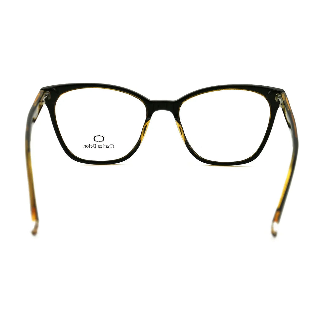 Eyeglasses Charles Cat Delon by 54 142 Black/Gold Womens Frames 18 Eye