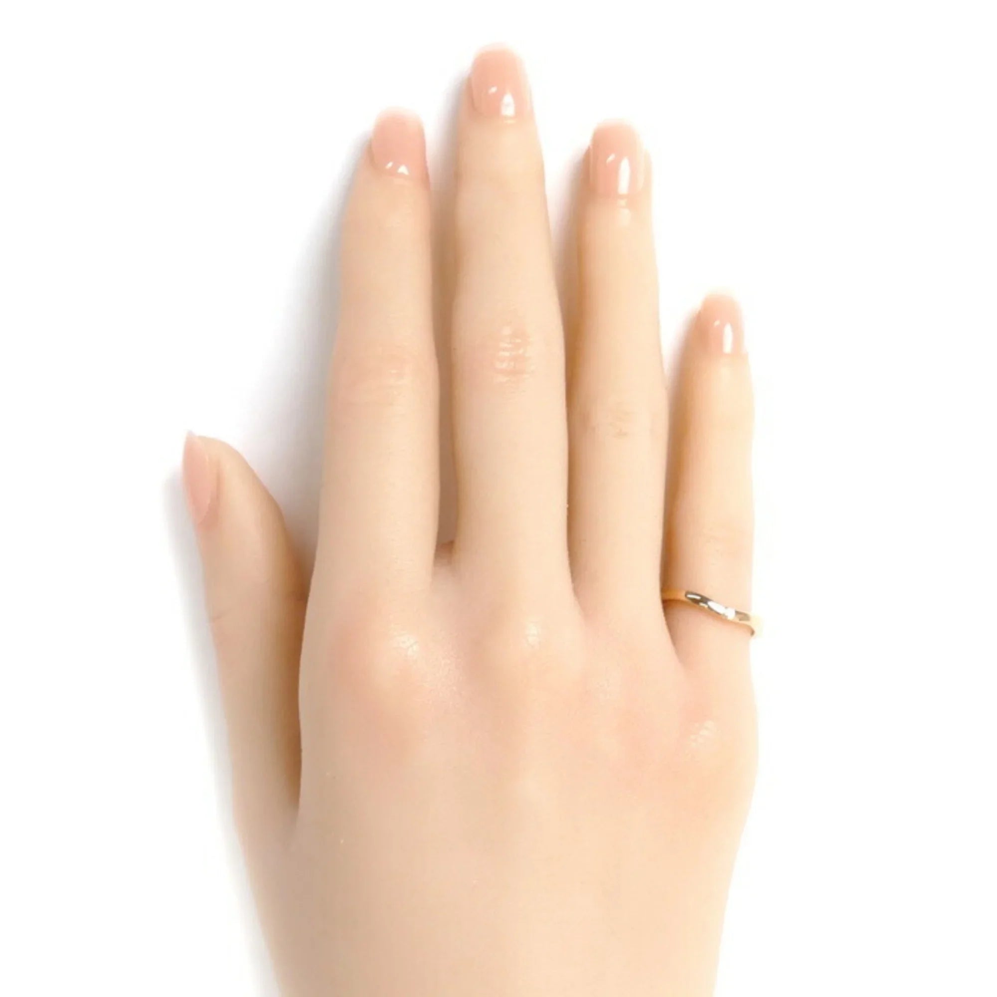 Curve 9 3PD K18PG Women's Ring (Good) B4098649 Pink Ballerina Size CARTIER Diamond Pre-Owned 2.4g Gold Wedding 49