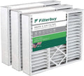 Furnace FC100A1011 Filterbuy X0585 for Air MERV HVAC Honeywell 8 Filters (3-Pack) 20x20x5 Pleated AC Lennox and