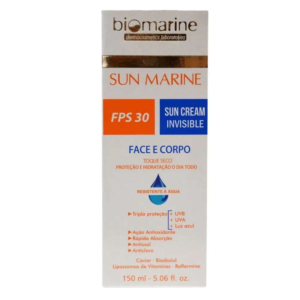 Sunblock 150ml Sun Marine / 30 Biomarine oz 5.06 Water-Resistant SPF fl.