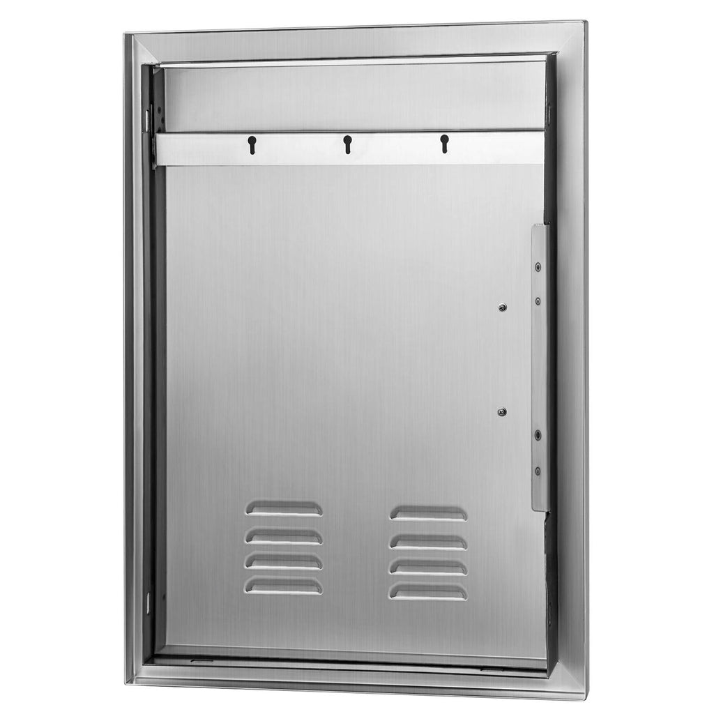 for Stainless Island Vertical Vents inch with Storage 17x24 Access Door Single Steel Door BBQ