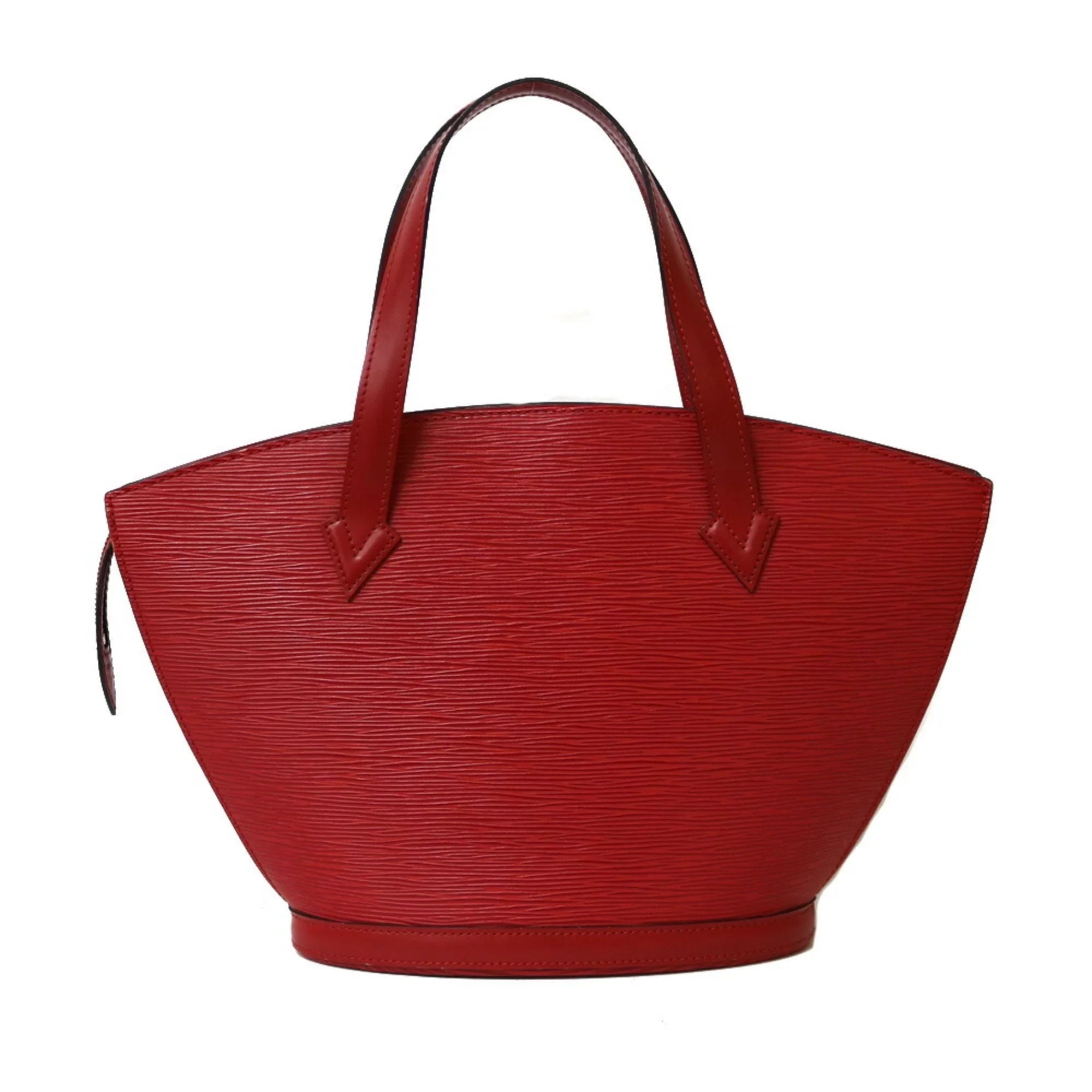 LOUIS Jack Ladies M52277 Handbag Red VUITTON Sun Pre-Owned Vuitton Castilean Leather Epi Louis (Fair)