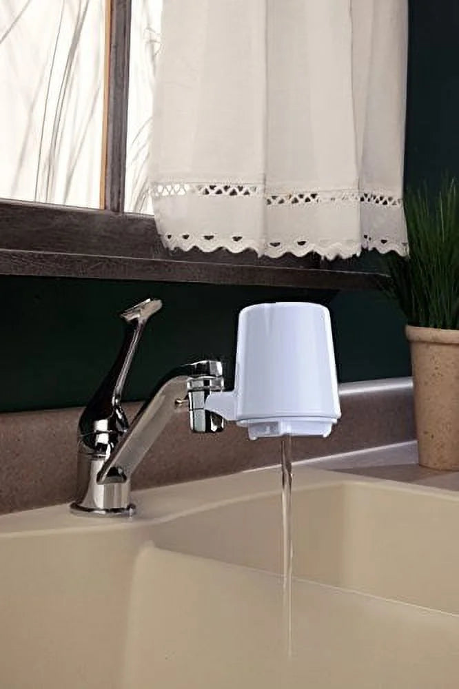 Finish White Water with FM-15A Culligan Faucet Advanced Filtration, Filter Mount