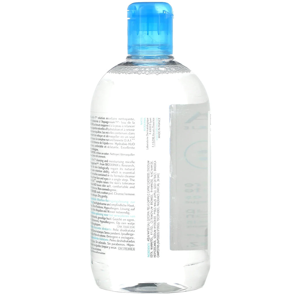 4 of Solution, Bioderma, Moisturizing H2O, MakeUp Removing oz Micelle 16.7 fl Hydrabio Pack