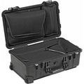 Case Watertight Hard TSA Black Wheels, with 1510LOC Laptop Overnight