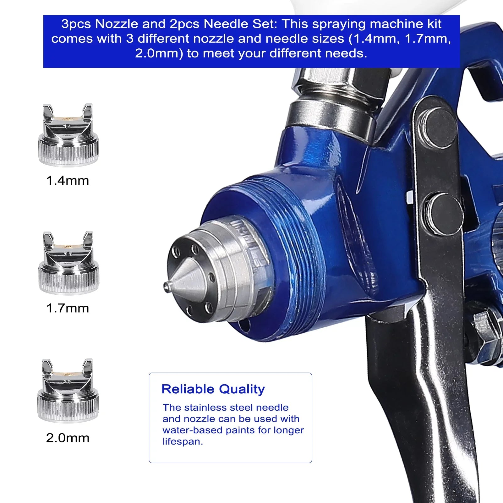 Paint Kit Stainless Capacity Yabuy Repairing Tool Large Sprayer Steel Airbrush HVLP Paint Set 600CC Spraying Car Air Device Auto