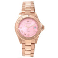Pink Gold Dial Dive Watch Bracelet Invicta 14369 Quartz Rose Women's Angel