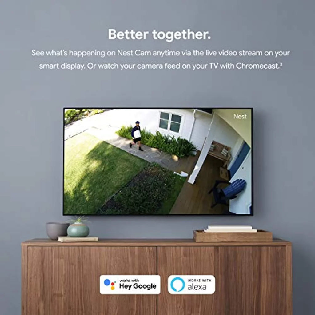 Surveillance Phone Generation - Outdoor Camera with Your 1st Night 2-Pack Control - Weatherproof Nest Vision Cam with Camera Outdoor - Google -
