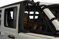 only Jeep Cargo 2018 Wrangler side Dirtydog JL4N18CSBK door 4 JLU Black Netting Fits
